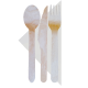 Set 100 tacamuri tris de lemn